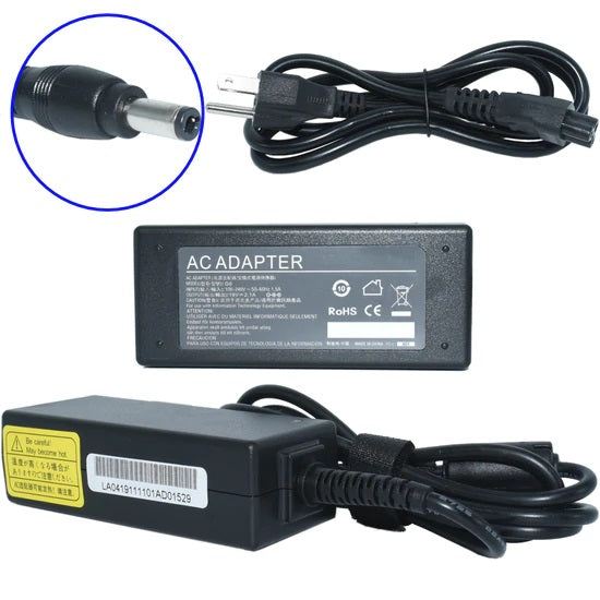 Cargador / Adaptador para Laptop AC-TOSHIBA-MINI GENERICO de 40W 19V 2.1A (5.5*2.5) - Cargador / Adaptador para Laptop AC-TOSHIBA-MINI GENERICO de 40W 19V 2.1A (5.5*2.5) -